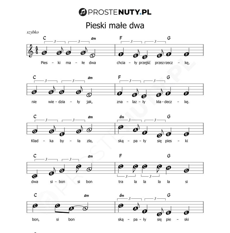 Interpretacja muzyczna piesków