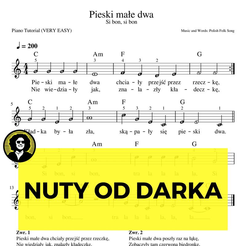 Jak zagrać na keyboardzie dwa małe pieski w wyjątkowy sposób?