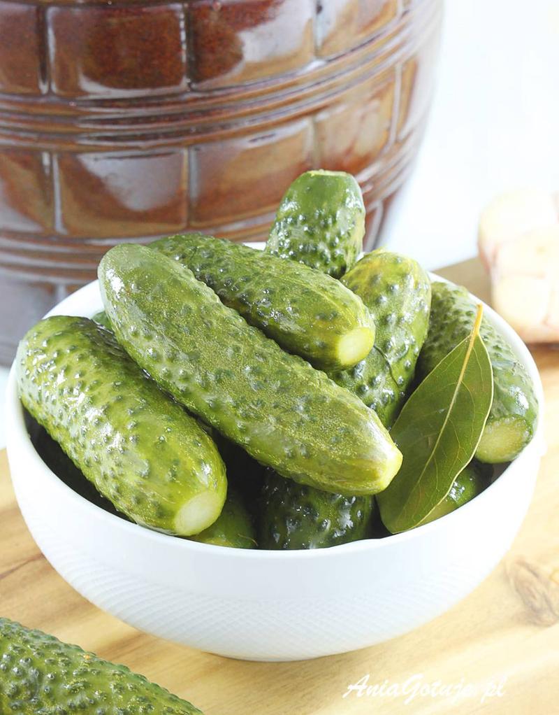 Ogórki małosolne dla psa